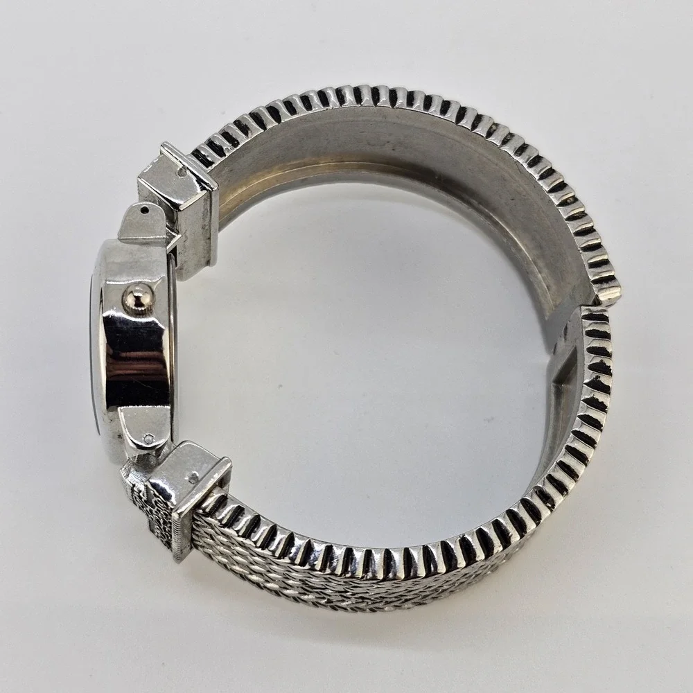 Cuff Women's Watch 34MM Brown Dial Two Tone Bracelet 6